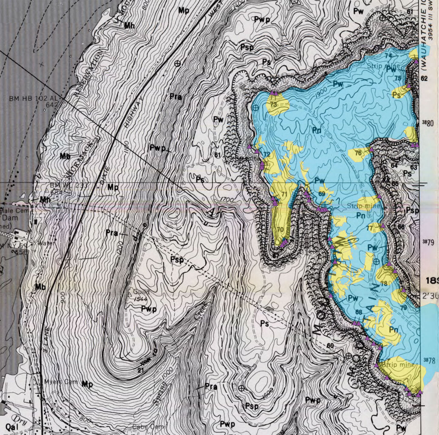 Mt. Aetna geology